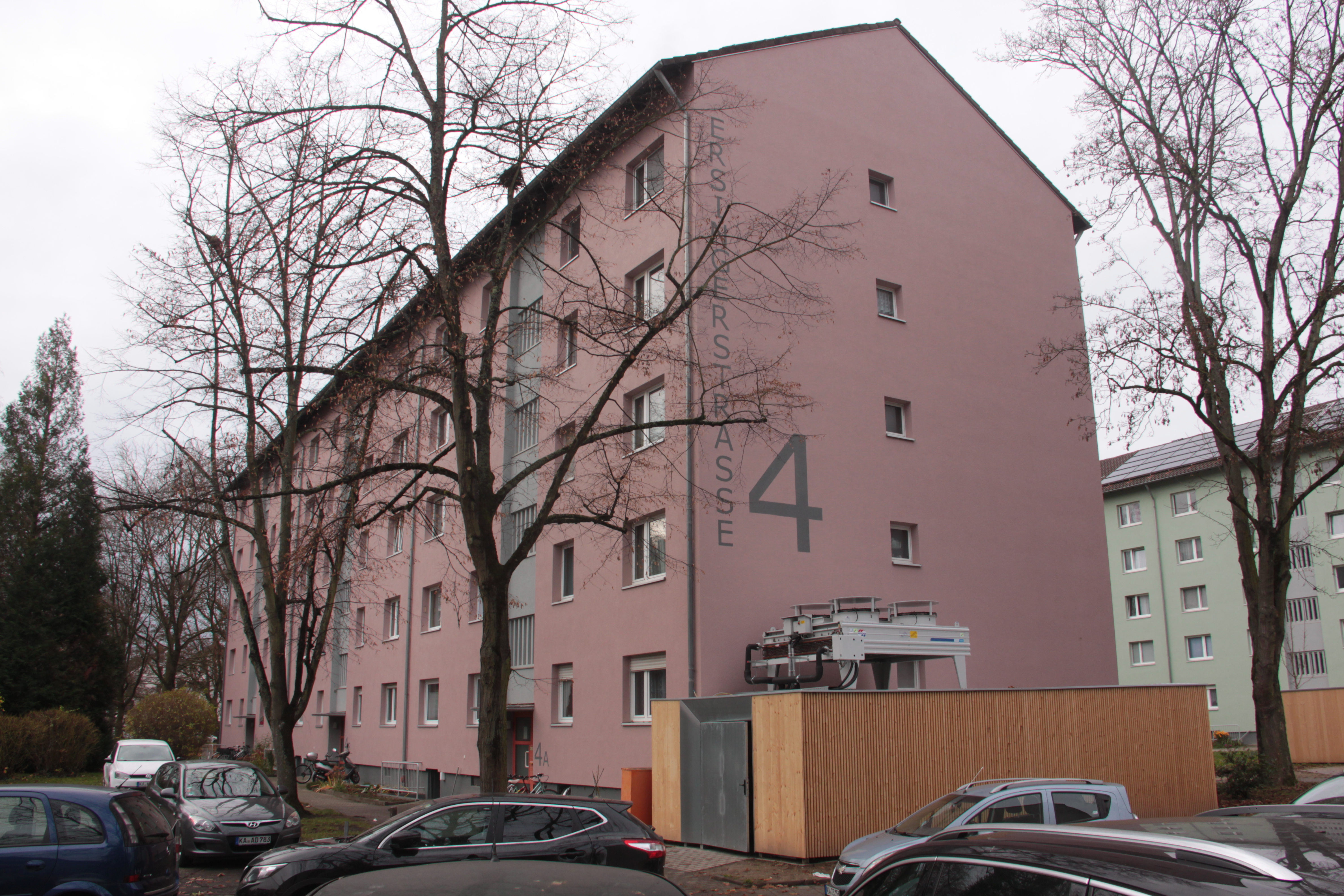 Außenansicht des Mehrfamilienhauses