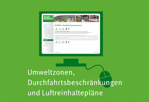 Einstiegskachel Weitere Daten-Angebote, Umweltzonen, Lärmschutzkarten etc.