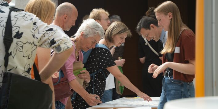 Impressionen der Werkstatt zum Auftakt des StadtLabors DE-RSL