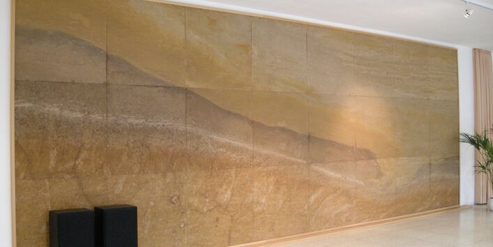 Foto des größten Lackprofils der Welt aus dem Tagebau Garzweiler