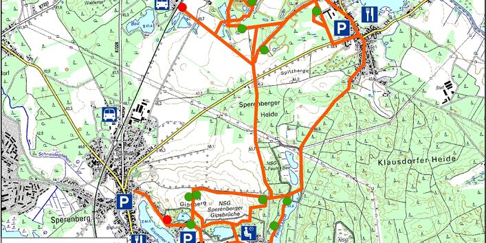 Kartendarstellung des Boden-Geo-Pfades