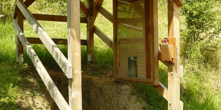 Foto der Bodenstation Hallburg