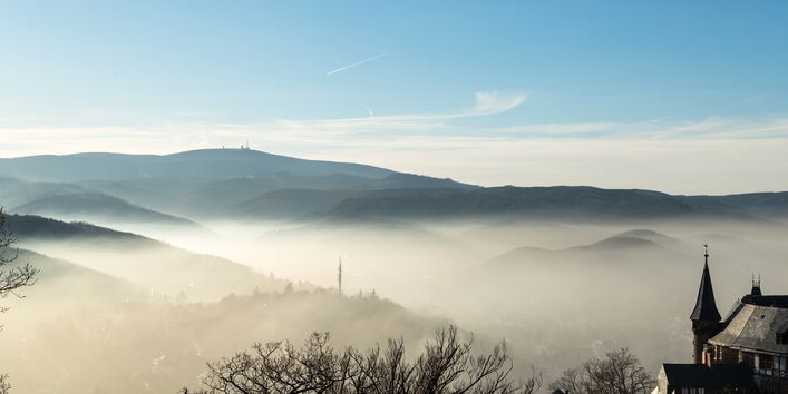 Der Brocken im Nebel
