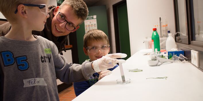 Bodenlabor im Museum am Schölerberg