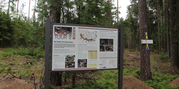 Tafelstandort im Heusterzbühl bei Mitterteich
