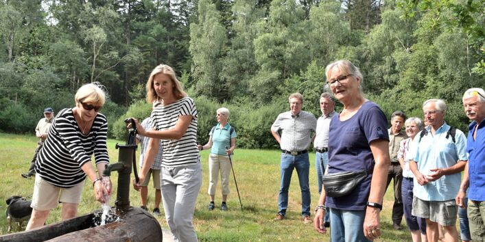 Wasserpumpe mit Schwengel