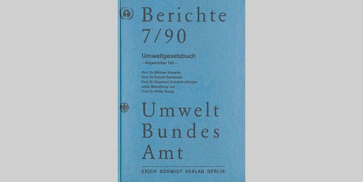 Umweltgesetzbuch Cover von 1990