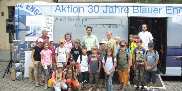 30 Jahre Blauer Engel Aktionsbus