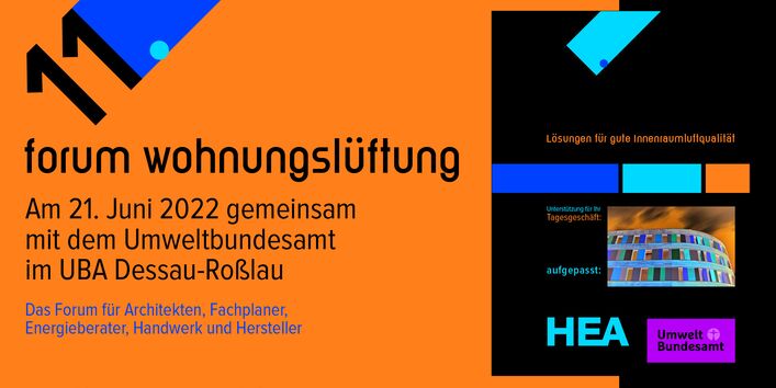 Das 11. Forum Wohnungslüftung – für Architekten, Fachplaner, Energieberater, Handwerk und Hersteller