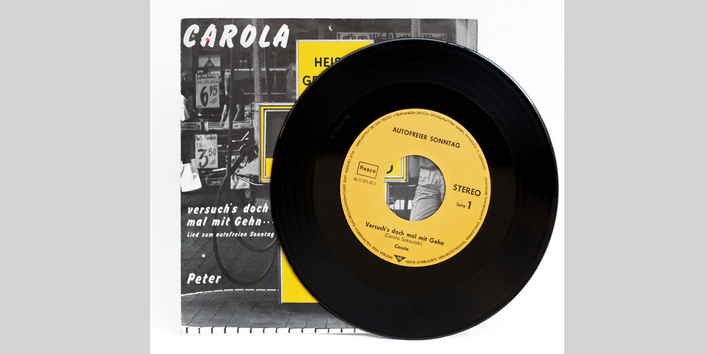 Schallplatte "Versuch´s doch mal mit gehn" von "Carola".