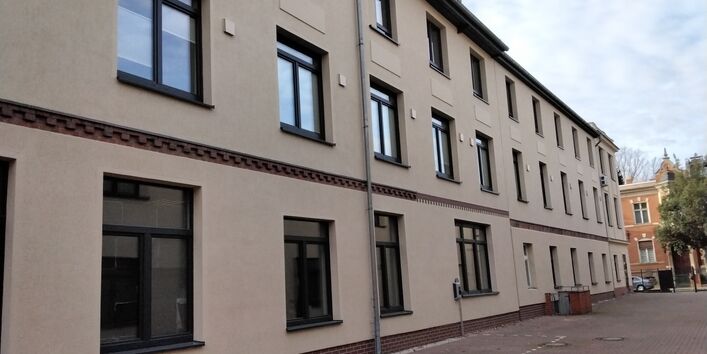 three-storey office building