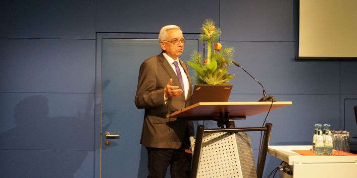 Feierliche Verabschiedung von Prof. Franz Makeschin (Vorsitzender der KBU) in den Ruhestand