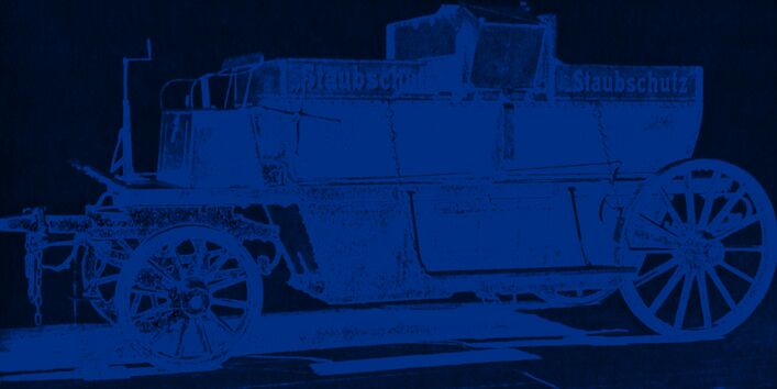 Abfuhrwagen mit Ladung