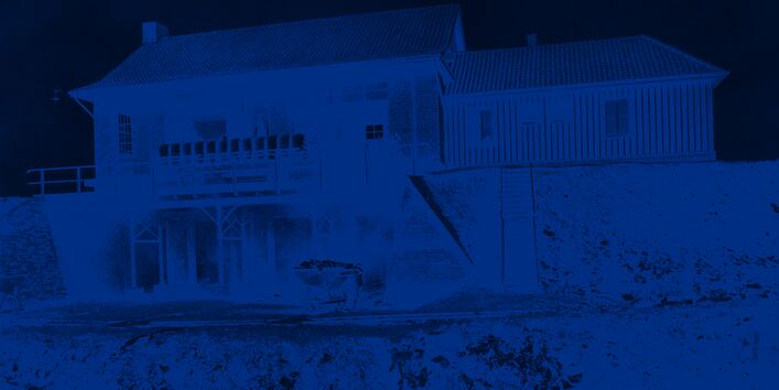 Anlieferungsgebäude auf dem Müllplatz