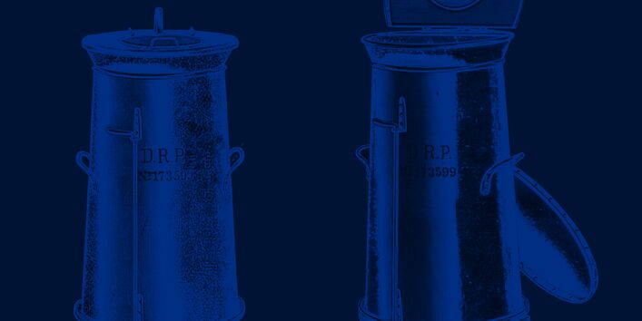 Zwei Tonnen des Wechselbodensystems