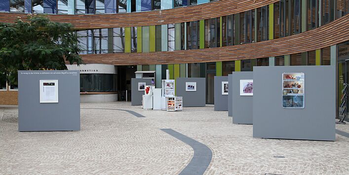 Ansicht von der Ausstellung „Schönheitsfehler“