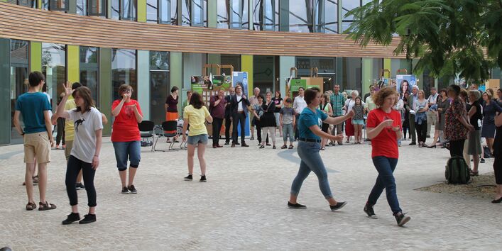 Jugendliche im Umweltbundesamt Dessau