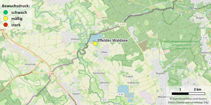 Kartenausschnitt Effelder Waldsee