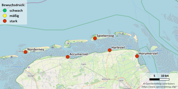 Kartenausschnitt Norderney
