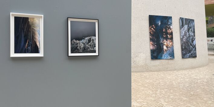 Bilder im Forum des Umweltbundesamtes in Dessau-Roßlau