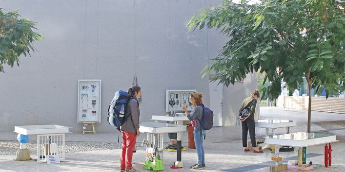 Ausstellung WERT/voll im Forum des UBA in Dessau-Roßlau