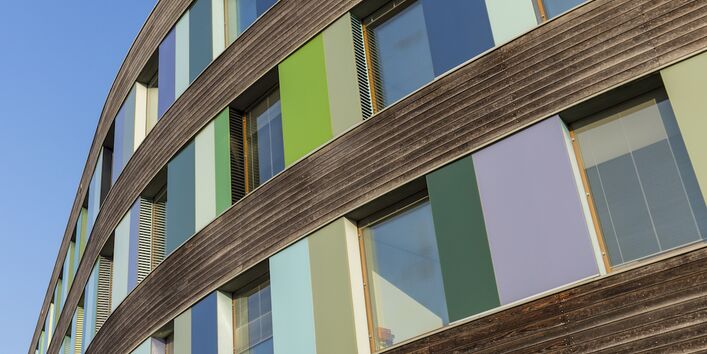 Außenansicht des UBA-Gebäudes in Dessau