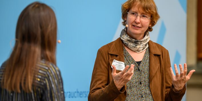 Staatssekretärin Dr. Christiane Rohleder bei der feierlichen Preisverleihung.
