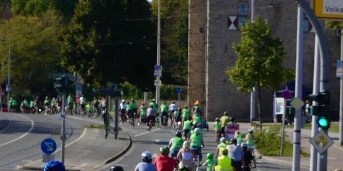 Fahrraddemonstration