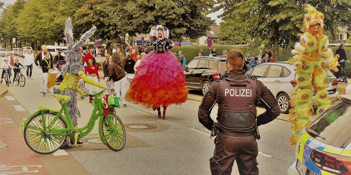 Straßenfest mit Musikumzug in Norderstedt