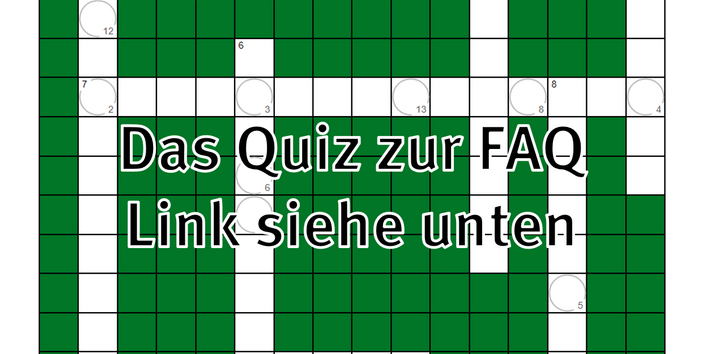 Vorschau: Kreuzworträtsel zur FAQ – Antibiotika und Resistenzen in der Umwelt
