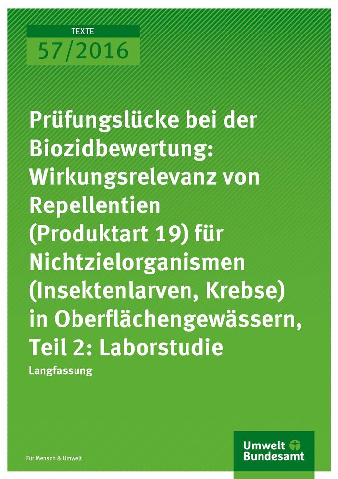 Cover Prüfungslücke bei der Biozidbewertung