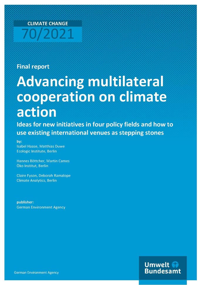 Cover Climate Change 70/2021