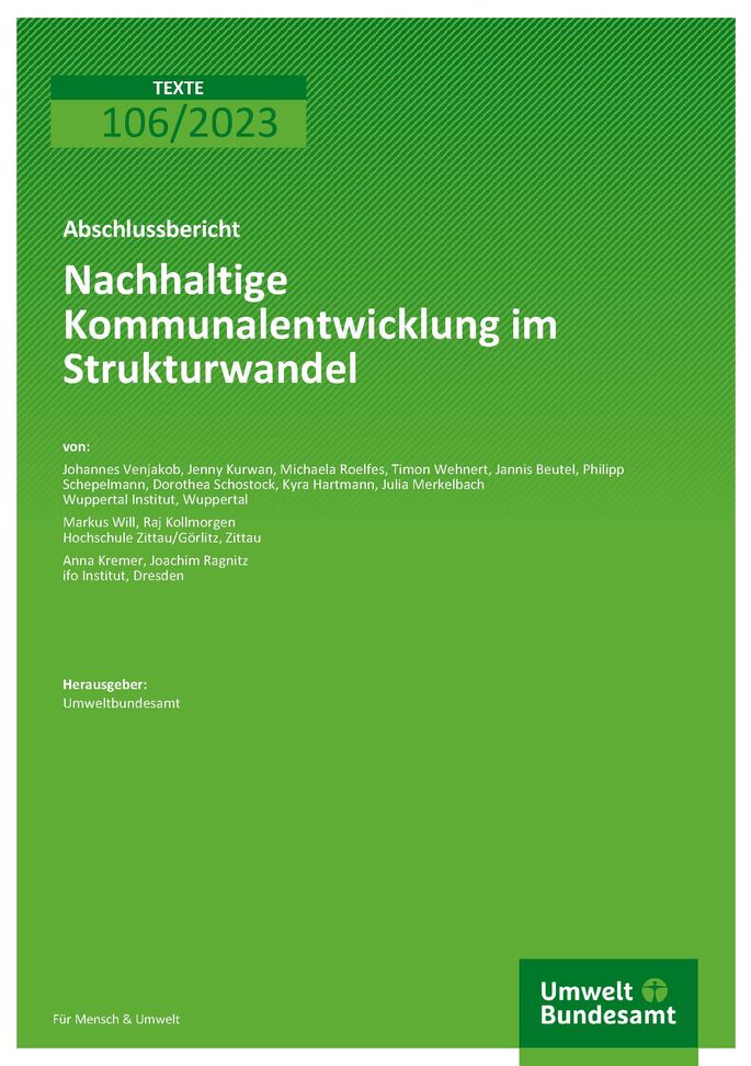 Cover von 2023-06-05_Texte_82_2023_Nachhaltige_ Kommunalentwicklung