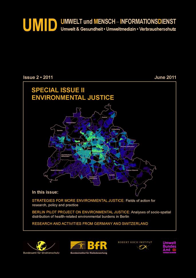 Cover of UMID 2/2011 with a citymap of Berlin