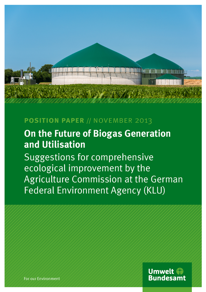 biogas plant and cornfield