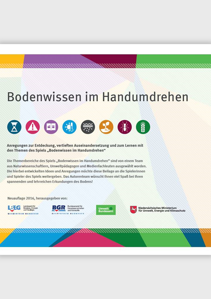 Cover vom pädagogischen Begleitheft für "Bodenwissen im Handumdehen"