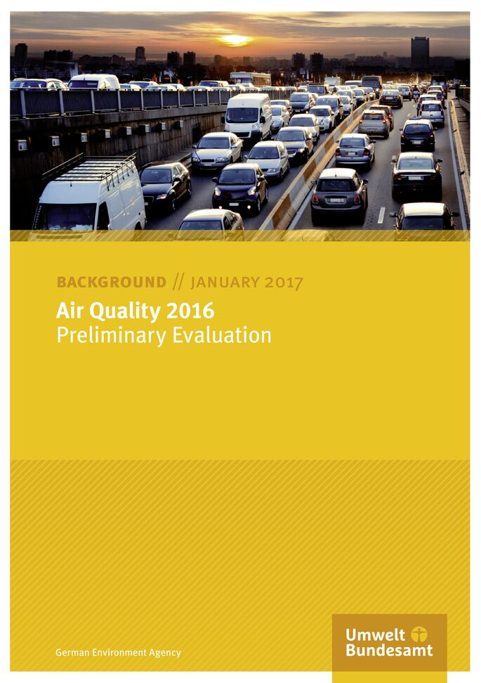 Cover for "Air Quality 2016"