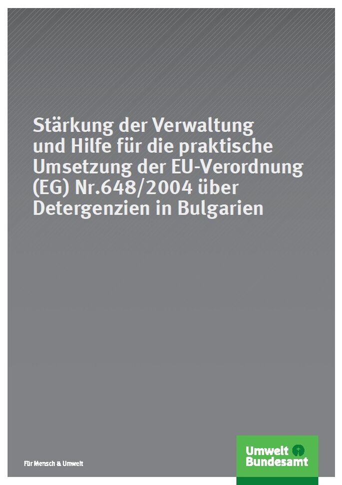 Cover Detergenzien in Bulgarien