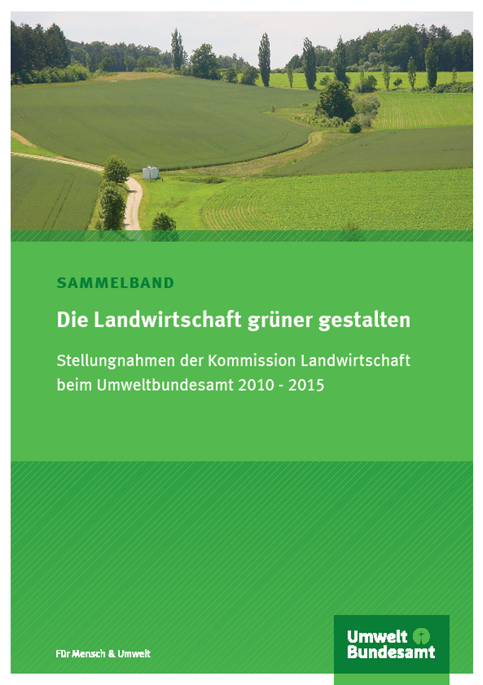 Cover Die Landwirtschaft grüner gestalten