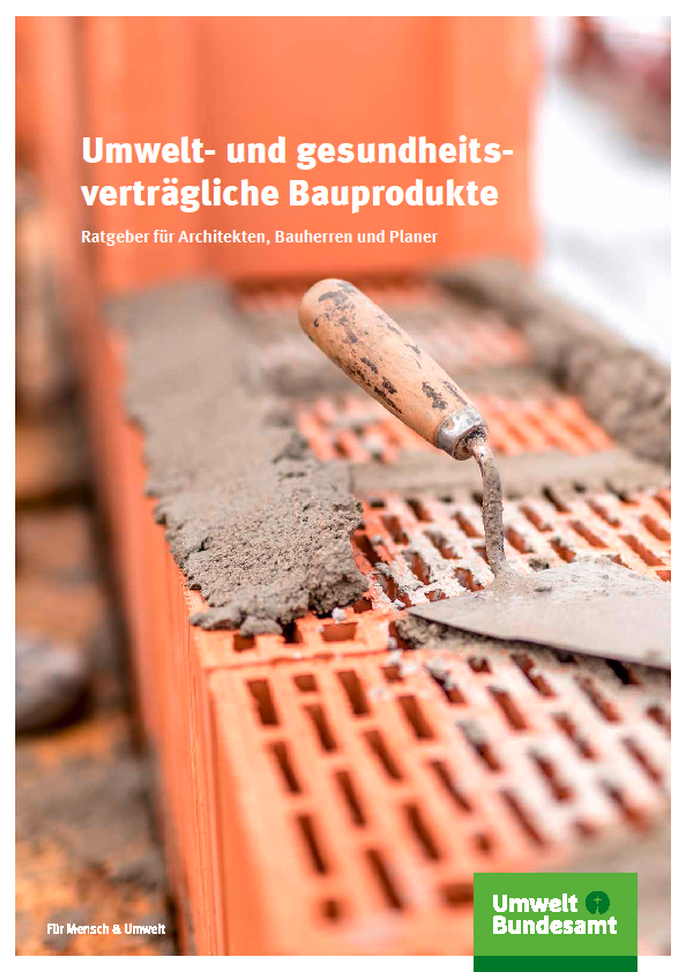 Cover Umwelt- und gesundheitsverträgliche Bauprodukte