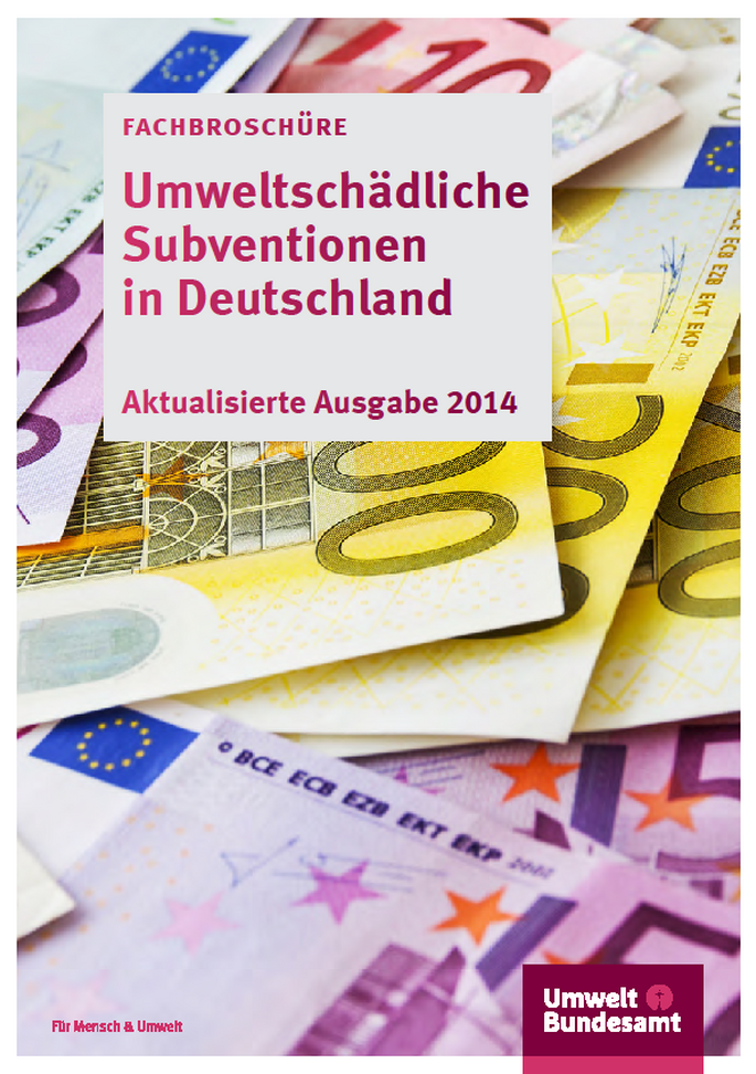Cover Umweltschädliche Subventionen in Deutschland 2014
