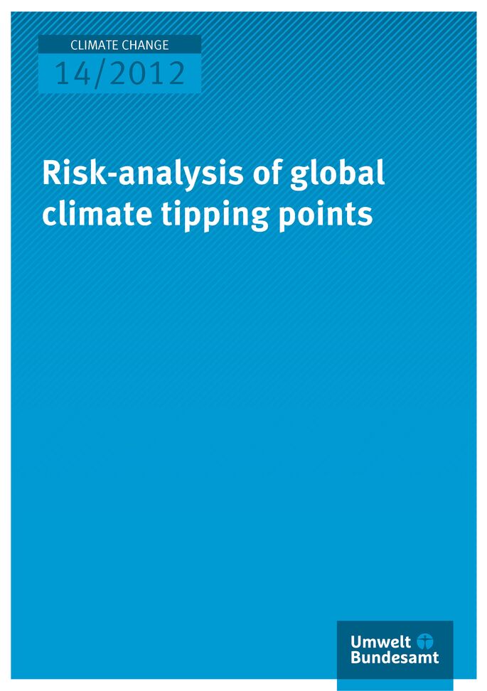 Publikation:Risk-analysis of global climate tipping points