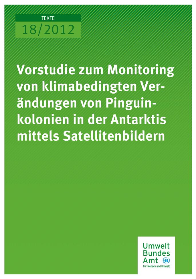 Publikation:Monitoring Veränderungen von Pinguinkolonien in der Antarktis mittels Satellitenbildern