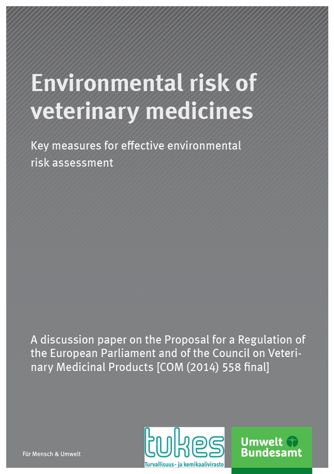 Cover Environmental risk of veterinary medicines