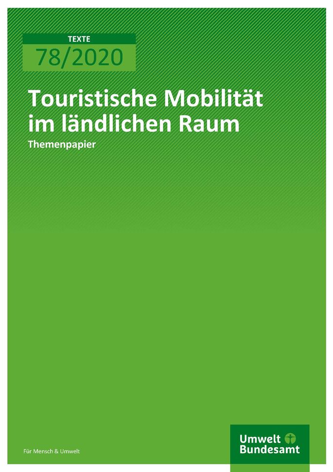 Cover_TEXTE_78-2020_Themenpapier_Mobilität