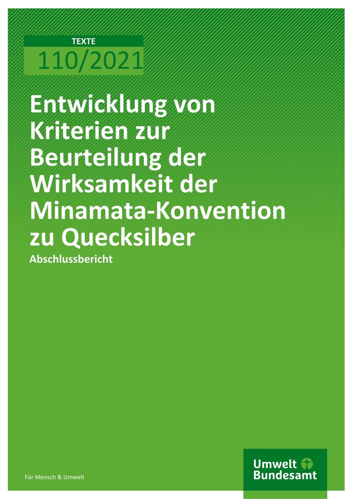 Cover TEXTE-Band 110/2021