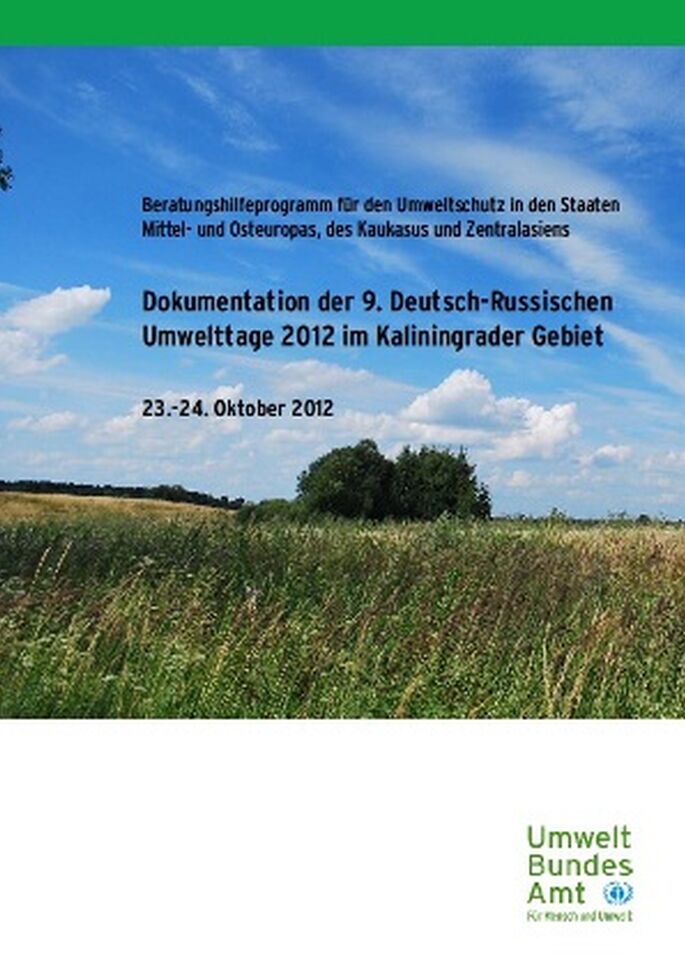 Cover einer Publikation auf dem eine Landschaft zu sehen ist