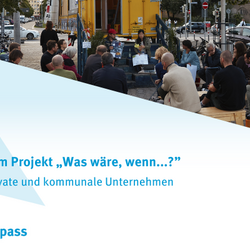 Das Bild zeigt die Nominierung des Urban Labs, mit dem Projekt „Was wäre, wenn …?“, 