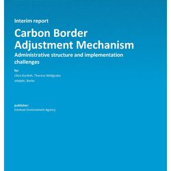 Cover of publication CC 21/2022 Carbon Border Adjustment Mechanism