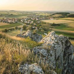 Blick vom Rollenberg ins Ries